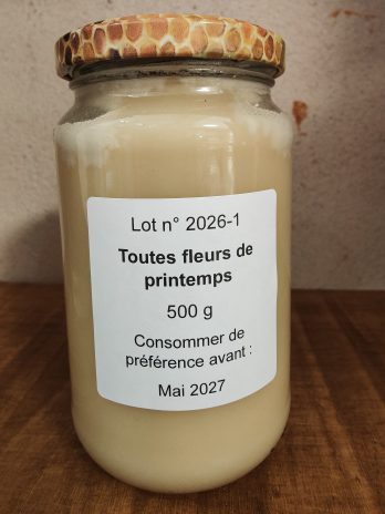 Miel crémeux printemps 2026 500g