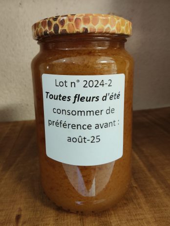 Miel d&rsquo;été TerresdeGarnes 2024 500g