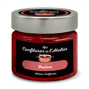 Les Confitures de l’Atelier – Fraises – 220g