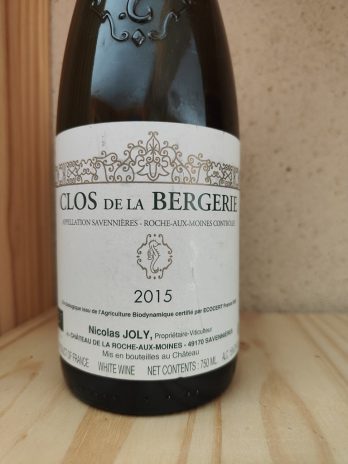Savennières – Clos de la Bergerie – Domaine Nicolas Joly 2015