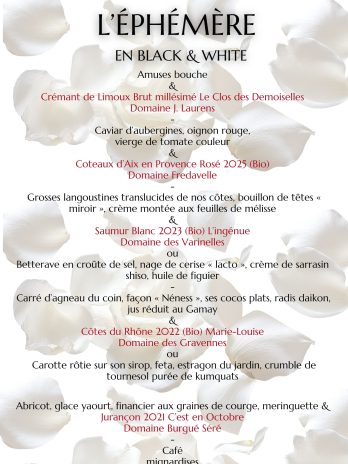 Dîner Black & White